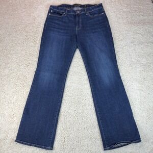 Lucky Brand Sweet Boot Women 14/32 Blue Dark Wash Denim Bootcut Jeans Regular